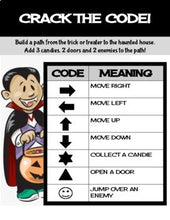 Load image into Gallery viewer, Trick or Treat October | Kindergarten Unplugged / Digital Coding - Roombop