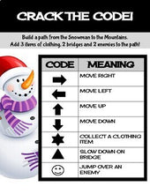 Load image into Gallery viewer, Snowman January | Kindergarten Unplugged / Digital Coding - Roombop