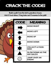 Load image into Gallery viewer, Thanksgiving November | Kindergarten Unplugged / Digital Coding - Roombop