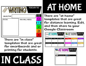 Assignment Slides | Edit in Google Slides | Distance Learning Slides - Roombop