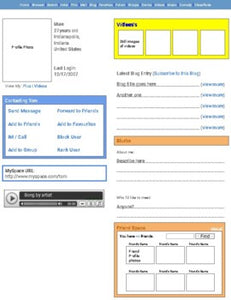 Myspace Classic Template (Editable on Google Slides) - Roombop