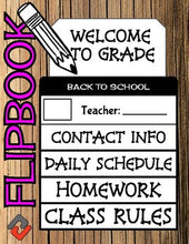 Load image into Gallery viewer, Back To School - Meet The Teacher Flipbook