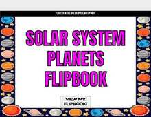Load image into Gallery viewer, Planets In The Solar System Digital Flipbook