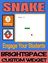 Load image into Gallery viewer, Snake - Brightspace Custom Widget