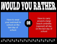 Load image into Gallery viewer, August Digital & Printable Would You Rather (Google Slides)