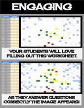 Load image into Gallery viewer, Thanksgiving - Digital Pixel Art, Magic Reveal - MULTIPLICATION - Google Sheets
