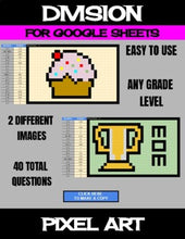 Load image into Gallery viewer, Mother's Day - Digital Pixel Art, Magic Reveal - DIVISION - Google Sheets