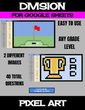 Load image into Gallery viewer, Father's Day - Digital Pixel Art, Magic Reveal - DIVISION - Google Sheets