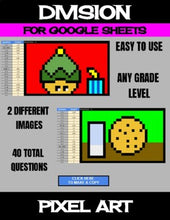 Load image into Gallery viewer, Christmas - Digital Pixel Art, Magic Reveal - DIVISION - Google Sheets