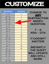 Load image into Gallery viewer, Super Heros - Digital Pixel Art, Magic Reveal - SUBTRACTION - Google Sheets
