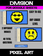 Load image into Gallery viewer, Emoji - Digital Pixel Art, Magic Reveal - DIVISION - Google Sheets