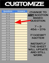 Load image into Gallery viewer, Emoji - Digital Pixel Art, Magic Reveal - ADDITION - Google Sheets