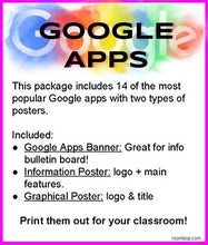 Load image into Gallery viewer, Google App Posters for your class! - Roombop