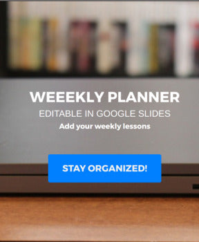 Google Slides Editable Weekly Planner - Roombop