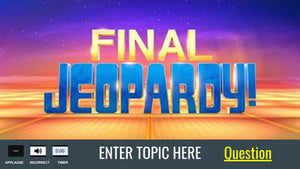 Google Slides - Jeopardy Game Template - Roombop