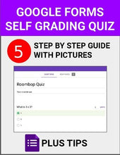 Load image into Gallery viewer, Google Forms - Self Grading Quiz Guide - Roombop