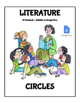 Digital Literature Circles Templates (Editable on Google Docs) - Roombop