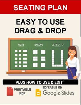 Classroom Seating Plan (Editable on Google Slides) - Roombop