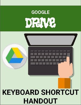 Google Drive - Keyboard Shortcut Handout - Roombop