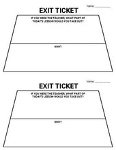 Load image into Gallery viewer, 6 Digital Exit Tickets &amp; 20 Printable Exit Tickets - Roombop