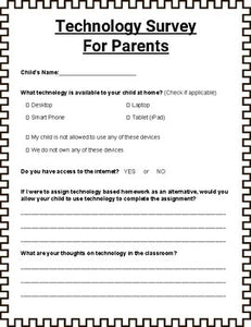 Technology Survey for Parents - Roombop