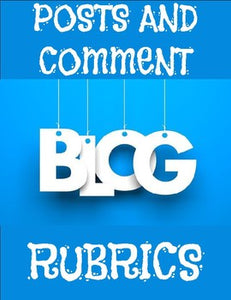 Blogger - Post Rubric and Comment Rubric - Roombop