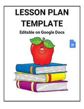 Load image into Gallery viewer, Lesson Plan Template (Editable in Google Docs) - Roombop