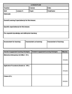 Lesson Plan Template (Editable in Google Docs) - Roombop
