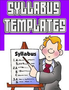 Syllabus Template (Two Different Styles) - Roombop
