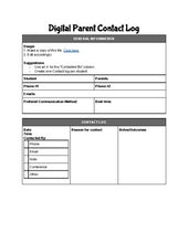 Load image into Gallery viewer, Digital Parent Contact Log Editable in Google Docs - Roombop