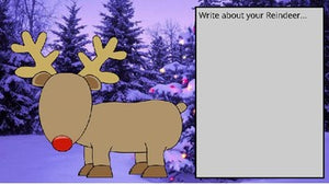 Digital Reindeer Design | Christmas Activity - Roombop