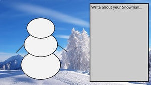 Digital Snowman Design | Christmas Activity - Roombop