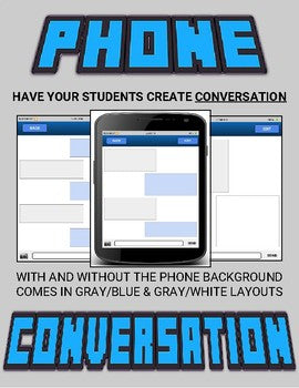 Phone Texting: Students Create Text Conversations - Roombop