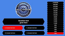 Load image into Gallery viewer, Who Wants to Be a Millionaire (Google Slides Game Template) - Roombop