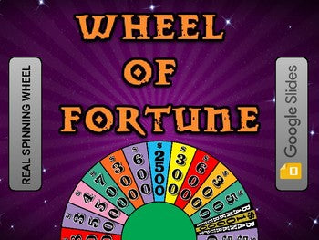 Wheel of Fortune (Google Slides Game Template) – Roombop