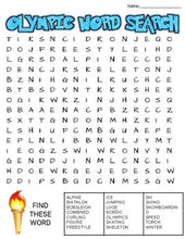 Load image into Gallery viewer, Winter Olympic Word Search: 3 Difficulties - Roombop