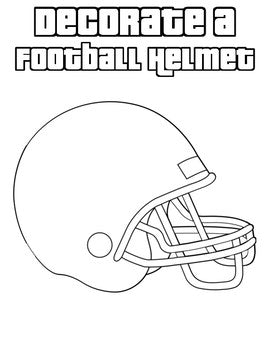 Decorate a football helmet