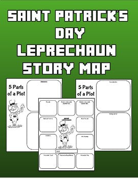 Saint Patrick's Day Leprechaun Story Map - Roombop