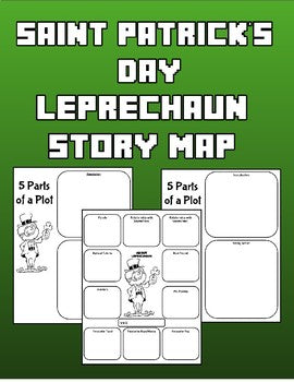 Saint Patrick's Day Leprechaun Story Map - Roombop