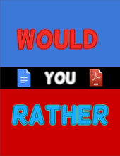 Load image into Gallery viewer, 48 Would You Rather + Template (Editable in Google Docs) - Roombop