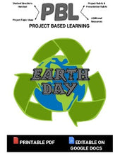 Load image into Gallery viewer, PBL: Earth Day (Editable in Google Docs) - Roombop