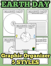 Load image into Gallery viewer, Earth Day Graphic Organizer - Roombop
