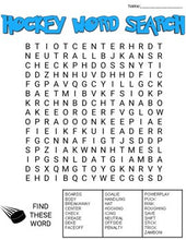 Load image into Gallery viewer, Hockey Word Search: 3 Difficulties - Roombop