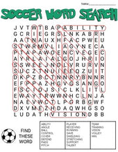 Load image into Gallery viewer, Soccer Word Search: 3 Difficulties - Roombop