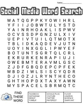 Social Media Word Search: 3 Difficulties - Roombop
