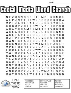 Social Media Word Search: 3 Difficulties - Roombop