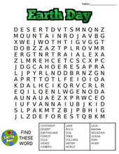 Load image into Gallery viewer, Earth Day Word Search: 3 Difficulties - Roombop