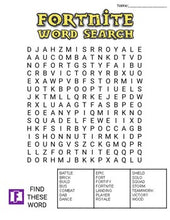 Load image into Gallery viewer, Fortnite Word Search: 3 Difficulties - Roombop