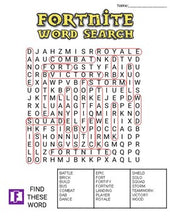Load image into Gallery viewer, Fortnite Word Search: 3 Difficulties - Roombop