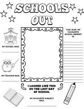 Schools Out Graphic Organizer - Roombop